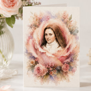 Carte Sainte Thérèse de Lisieux "Tout est grâce"