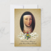 Carte Sainte Thérèse Margaret Redi du Sacré-Coeur (Devant)