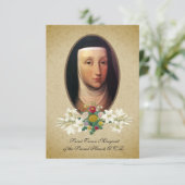 Carte Sainte Thérèse Margaret Redi du Sacré-Coeur (Debout devant)