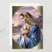 Carte Sainte Vierge dans le désert (Devant / Derrière)