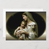 Carte Sainte Vierge Marie Conforter Jésus (Devant / Derrière)