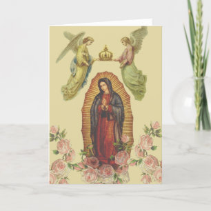 Carte Sainte Vierge Marie Guadalupe Religieuse