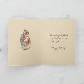 Carte Sainte Vierge Marie Jésus Anniversaire (Intérieur)