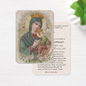 Carte Sainte Vierge Marie Jésus funéraire - (Bureau)