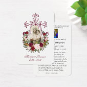 Carte Sainte Vierge Marie Jésus funéraire - (Bureau)