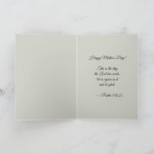 Carte Sainte Vierge Marie Mère Bébé Jésus (Intérieur)