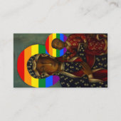 Carte Sainte Vierge Noire Rainbow (Devant)