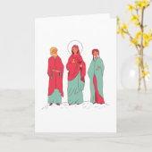 Carte Saints catholiques (Fleur jaune)