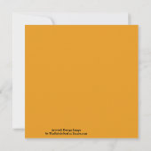 Carte Saison d'automne changement de couleurs feuillage  (Dos)