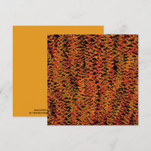 Carte Saison d'automne changement de couleurs feuillage