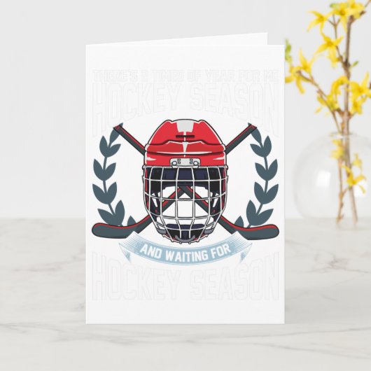 Carte Saison de hockey sur glace  (Fleur jaune)