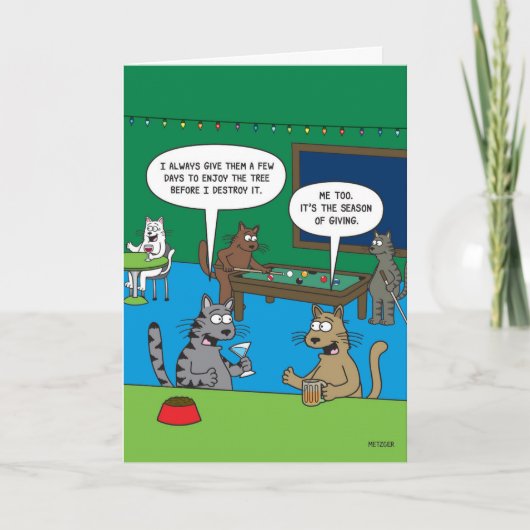 Carte Saison de Joyeux Noël (Devant)