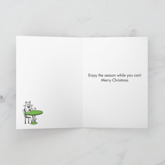 Carte Saison de Joyeux Noël (Intérieur)