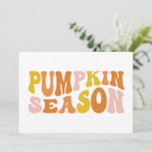 Carte Saison de la citrouille (Debout devant)