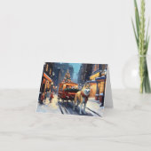 Carte Saison de Noël Akita (Devant)