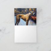 Carte Saison de Noël de Rhodesian Ridgeback (Intérieur)