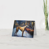 Carte Saison de Noël de Rhodesian Ridgeback (Devant)