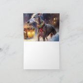 Carte Saison de Noël Greyhound (Intérieur)