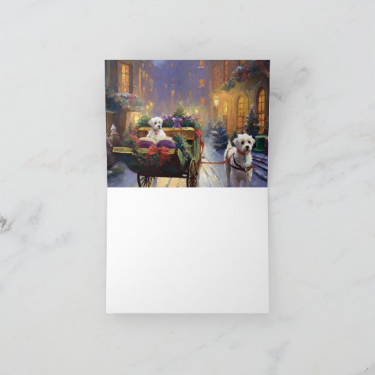 Carte Saison de Noël maltaise (Intérieur)