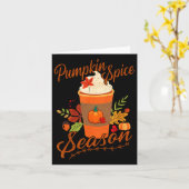 Carte Saison des épices citrouilles Saison des dernières (Fleur jaune)