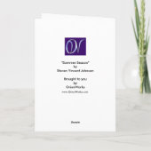 Carte Saison d'été (Dos)