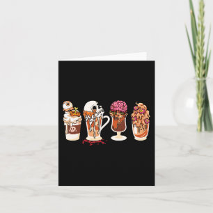 Carte Saison éffrayante Coffee Horror Film Et Café