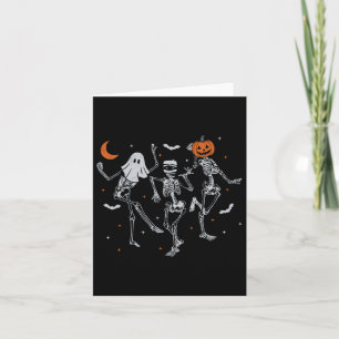 Carte Saison Éffrayante de Dancing Skeleton