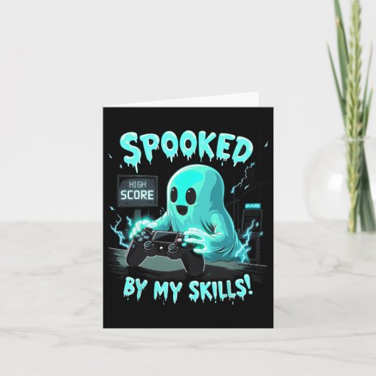 Carte Saison Éffrayante de Spote Ghost Halloween (Devant)