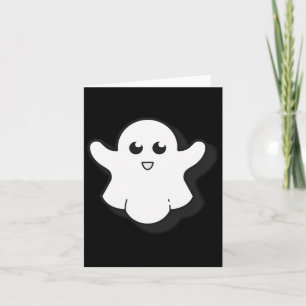 Carte Saison Éffrayante Halloween Ghost Cute Ghost