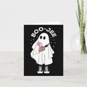 Carte Saison éffrayante mignonne Fantôme Halloween Costu