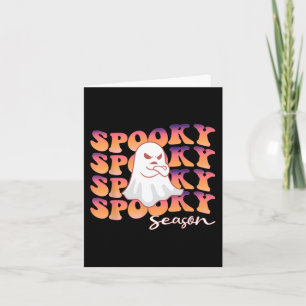 Carte Saison Éffrayante super quelques bots Halloween