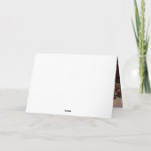 Carte Saison festive de Noël beagle (Dos)