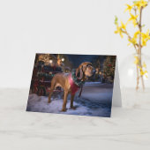 Carte Saison Festive de Noël de Bloodhound (Fleur jaune)