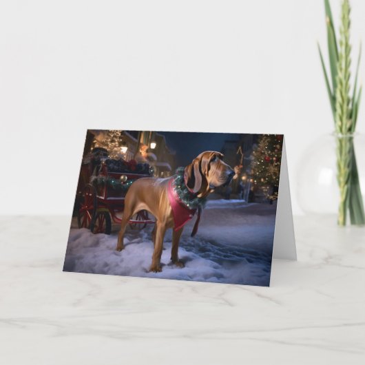 Carte Saison Festive de Noël de Bloodhound (Devant)