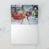 Carte Saison Festive de Noël de Boxer (Intérieur)