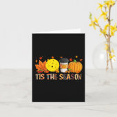 Carte Saison Leopard Citrouille Pickleball Halloween Fa (Fleur jaune)