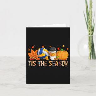 Carte Saison Leopard Citrouille Volley Halloween Automne