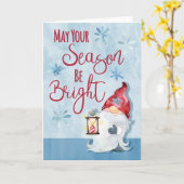 Carte Saison lumineuse (Fleur jaune)