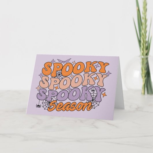 Carte Saison Spooky Spooky Spooky (Devant)