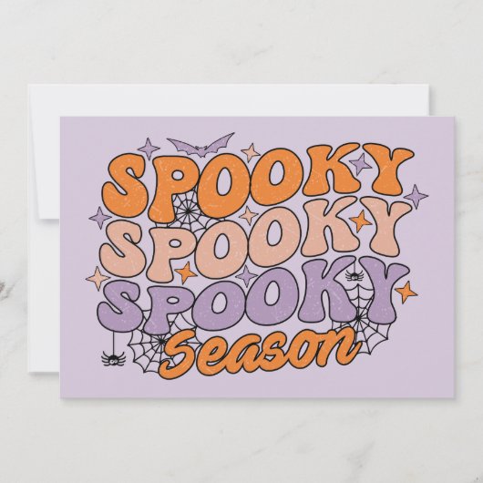 Carte Saison Spooky Spooky Spooky (Devant)