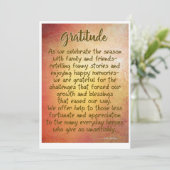 Carte saisonnière de gratitude (Debout devant)