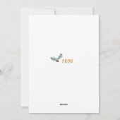 Carte saisonnière Feliz Navidad (Dos)