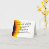 Carte Saisons de la vie (Fleur jaune)