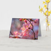 Carte Sakura cool Fleurs Sur Un Cerisier Dans Le Jardin (Fleur jaune)