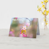 Carte Sakura Fleurit Sur Un Pourboire De La Brindille. H (Fleur jaune)