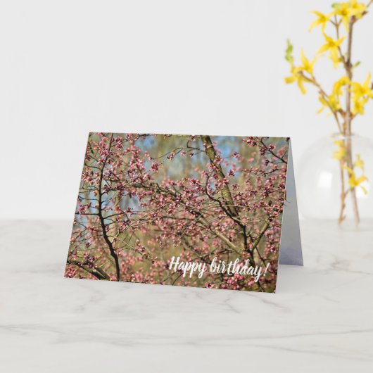 Carte Sakura Tree Est Prêt À S'Étendre Dans Le Jardin Du (Fleur jaune)