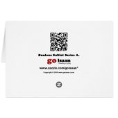 Carte Sala Keo Kou, Nong Khai, Thaïlande (Dos Horizontal)