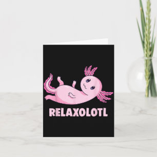Carte Salamandre Mexicaine Axolotl