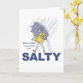 CARTE SALÉ (Fleur jaune)