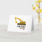 Carte sale (Fleur jaune)